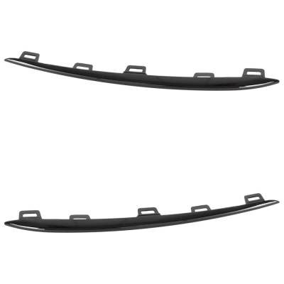 Rareelectrical - New Pair Of Grille Trim Compatible With Mercedes Benz Gle350 Base 4 Cyl 2.0L Gle53 Amg 4Matic 6 Cyl - Image 1