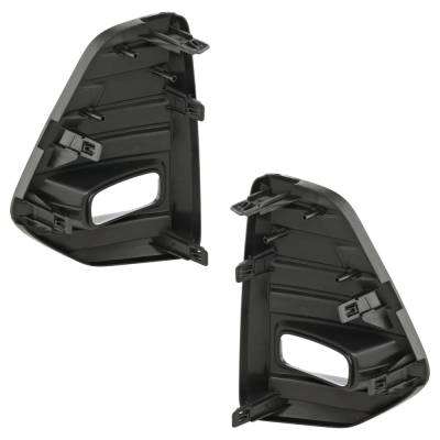 Rareelectrical - New Front Left And Front Right Fog Light Trim Compatible With Nissan Kicks Sr 4 Cyl 1.6L Kicks Sv 4 - Image 5