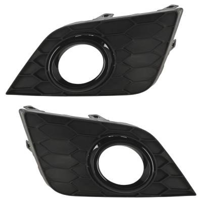 Rareelectrical - New Front Left And Front Right Fog Light Trim Compatible With Nissan Sentra Sl Sentra Sv 2016-2018 - Image 1