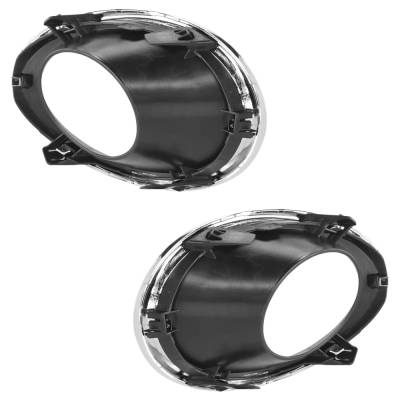 Rareelectrical - New Front Left And Front Right Fog Light Trim Compatible With Nissan Rogue Sport Sl Rogue Sport S - Image 6