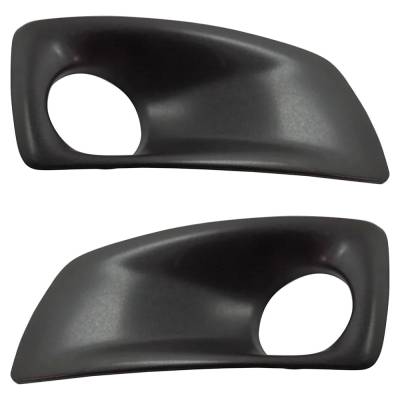 Front Left And Front Right Fog Light Trim Compatible With Kenworth T660 Base 6 Cyl 10.8L 2008-2015