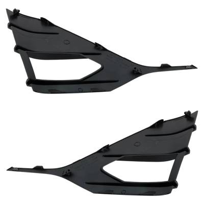 Rareelectrical - New Pair Of Fog Light Trim Compatible With Hyundai Elantra Se 4 Cyl 2.0L Elantra Sel 4 Cyl 2.0L 2024 - Image 4