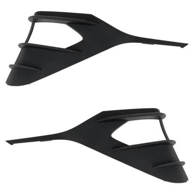 Rareelectrical - New Pair Of Fog Light Trim Compatible With Hyundai Elantra Limited 4 Cyl 2.0L Elantra Limited Hybrid - Image 1