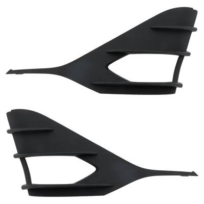 Rareelectrical - New Pair Of Fog Light Trim Compatible With Hyundai Elantra Limited 4 Cyl 2.0L Elantra Limited Hybrid - Image 2