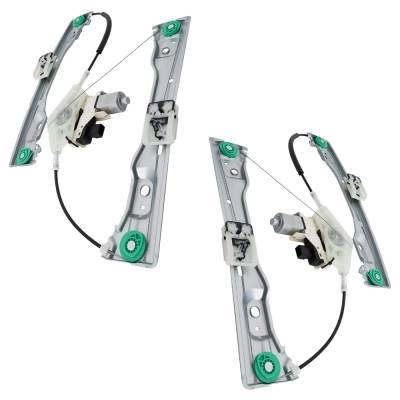 Rareelectrical - New Front Left And Front Right Window Regulator Compatible With Dodge Jeep Grand Cherokee Trailhawk - Image 4