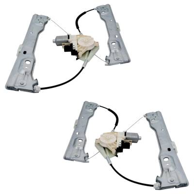 Rareelectrical - New Front Left And Front Right Window Regulator Compatible With Dodge Jeep Grand Cherokee Overland 6 - Image 6