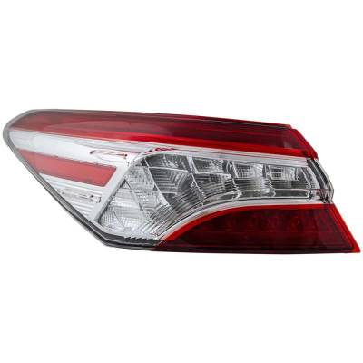 Rareelectrical - Tail Light Compatible With 2018-2020 Toyota Camry 2.5L I4 A25a-Fks A25a-Fxs Left Driver Side Led - Image 1
