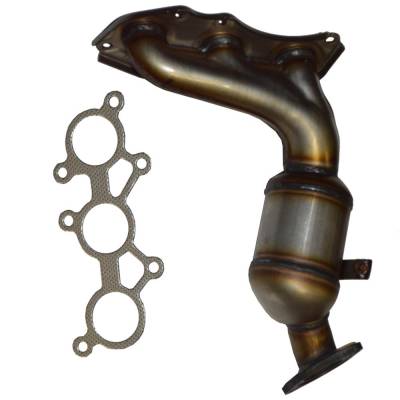 Rareelectrical - Rear Direct-Fit Cat Converter Compatible With 2006-2010 Toyota Rav4 2.4L 4-Cyl Dohc 16V Replaces - Image 1