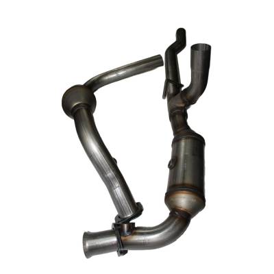 Rareelectrical - Front Right Direct-Fit Cat Converter Compatible With 2007-2011 Jeep Dodge Liberty 2.8L 4-Cyl Dohc - Image 3