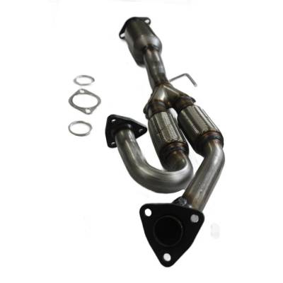 Rareelectrical - Rear Direct-Fit Cat Converter Compatible With 2004-2006 Nissan Maxima Altima 3.3L V6 Sohc 12V - Image 2