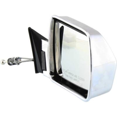 Rareelectrical - Side Mirror Compatible With 1984-1996 Jeep Cherokee Comanche Wagoneer Right Passenger Side Replaces - Image 2