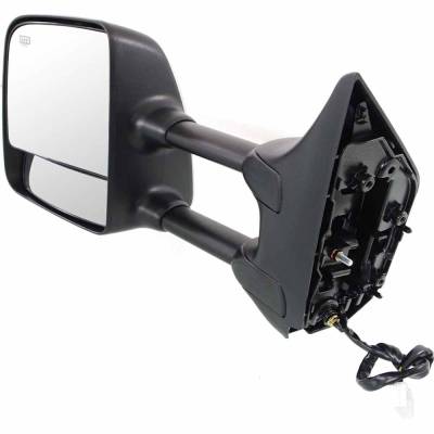 Rareelectrical - Side Mirror Compatible With 2012-2022 Volvo Vnl 12.8L 14.9L I6 Left Driver Side 565Hp Replaces - Image 3