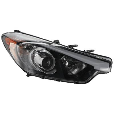 Headlight Compatible With 2014-2016 Kia Forte 2.0L 1.6L I4 Right Passenger Side Halogen Repk100169q