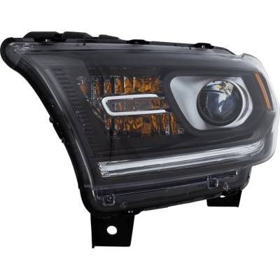 Rareelectrical - Headlight Compatible With 2014-2017 Dodge Durango 3.6L 5.7L V6 Hellcat Left Driver Side Halogen - Image 2