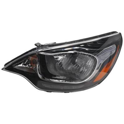 Headlight Compatible With 2012-2017 Kia Rio 1.6L I4 Left Driver Side Halogen Repk100156q 138Hp