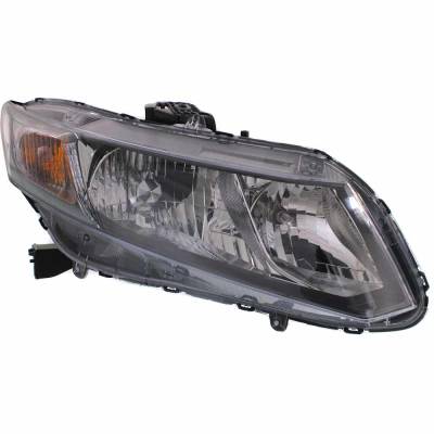 Rareelectrical - Headlight Compatible With 2013-2015 Honda Civic 1.8L 2.4L I4 R18z1 K24z7 Right Passenger Side - Image 2
