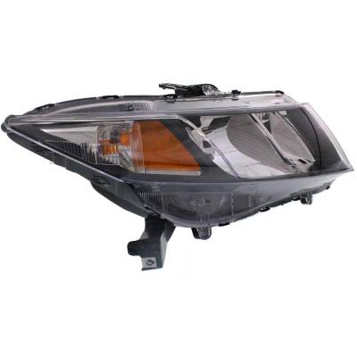 Rareelectrical - Headlight Compatible With 2013-2015 Honda Civic 1.8L 2.4L I4 R18z1 K24z7 Right Passenger Side - Image 3