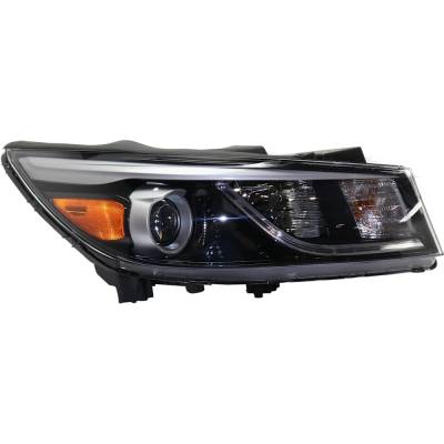 Headlight Compatible With 2015-2018 Kia Sedona 3.3L V6 Right Passenger Side Halogen Repk100187q
