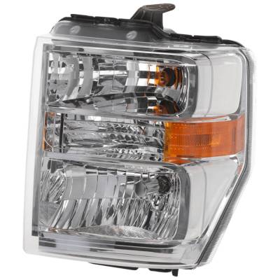 Headlight Compatible With 2008-2025 Ford E-350 Super Duty E-450 Super Duty E-150 E-250 F-650 F-750