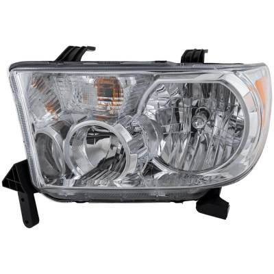 Rareelectrical - Headlight Compatible With 2007-2017 Toyota Tundra Sequoia 4.0L 4.6L V6 Left Driver Side Halogen - Image 2