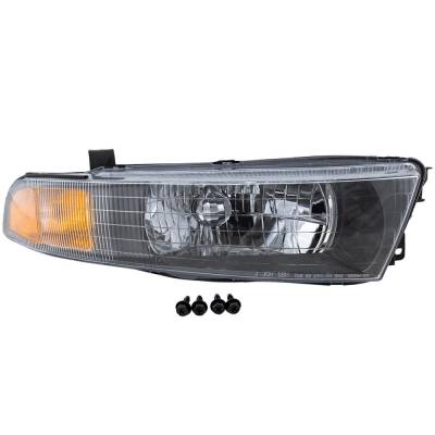 Headlight Compatible With 2002-2003 Mitsubishi Galant 2.4L 3.0L I4 Right Passenger Side Halogen
