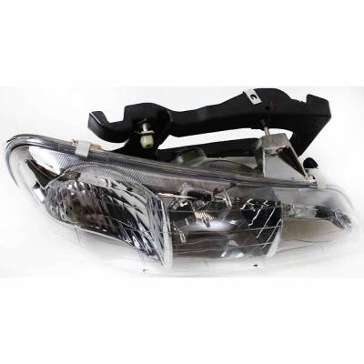 Rareelectrical - Headlight Compatible With 1996-1998 Pontiac Grand Am Right Passenger Side Replaces 16524658 - Image 7
