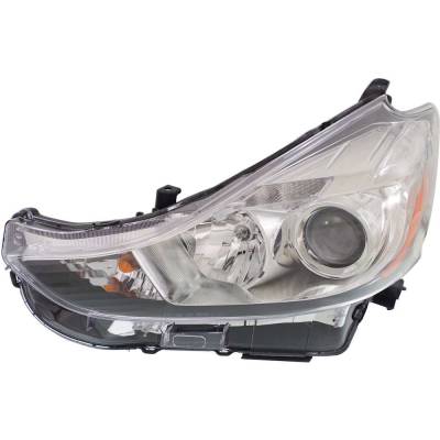 Headlight Compatible With 2015-2018 Toyota Prius V 1.8L I4 Left Driver Side Halogen Repty100136