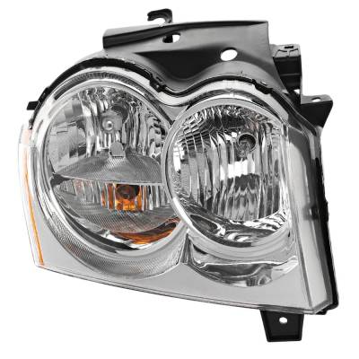 Rareelectrical - Headlight Compatible With 2005-2007 Jeep Grand Cherokee 3.7L 4.7L V6 Powertech Right Passenger Side - Image 2