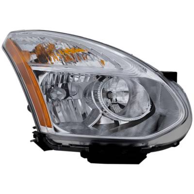 Headlight Compatible With 2011-2012 Nissan Rogue 2.5L I4 Qr25de Right Passenger Side Halogen