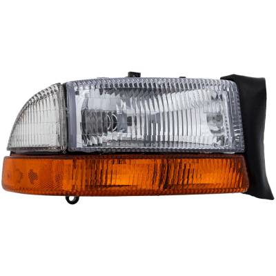 Rareelectrical - Headlight Compatible With 1997-1998 Dodge Dakota Durango 2.5L 3.9L I4 Right Passenger Side 175Hp - Image 2