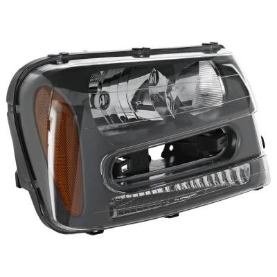 Rareelectrical - Headlight Compatible With 2002-2009 Chevrolet Trailblazer Trailblazer Ext Right Passenger Side - Image 3