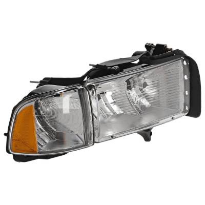 Rareelectrical - Headlight Compatible With 1999-2002 Dodge Ram 1500 Ram 2500 Ram 3500 3.7L 4.7L V6 Ekg Eva Eza Right - Image 2