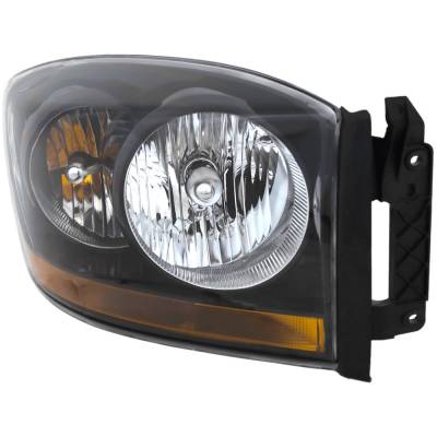 Rareelectrical - Headlight Compatible With 2006-2009 Dodge Ram 1500 Ram 2500 Ram 3500 3.7L 4.7L V6 Ekg Eva Eza Right - Image 2