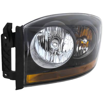 Rareelectrical - Headlight Compatible With 2006-2009 Dodge Ram 1500 Ram 2500 Ram 3500 3.7L 4.7L V6 Ekg Eva Eza Left - Image 2