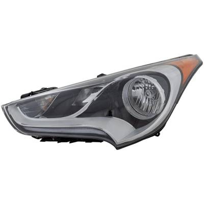 Rareelectrical - Headlight Compatible With 2012-2017 Hyundai Veloster 1.6L I4 Gamma Left Driver Side Halogen - Image 2