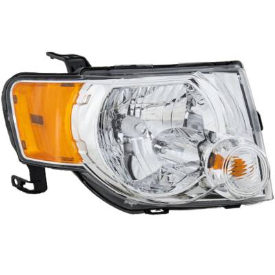 Headlight Compatible With 2008-2012 Ford Escape 2.5L 3.0L I4 Right Passenger Side 240Hp Replaces