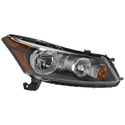 Headlight Compatible With 2008-2012 Honda Accord 2.4L 3.5L I4 K24z2/K24z3 J35z2 Right Passenger Side