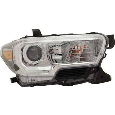 Rareelectrical - Headlight Compatible With 2019-2023 Toyota Tacoma 2.7L 3.5L I4 Right Passenger Side Halogen - Image 1