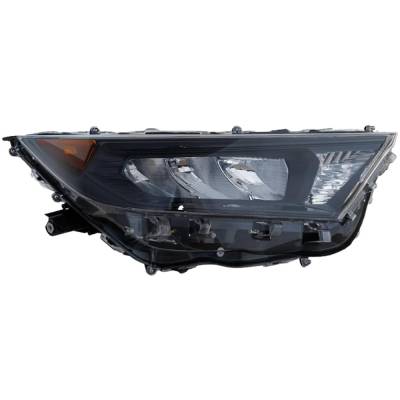 Rareelectrical - Headlight Compatible With 2019-2022 Toyota Rav4 2.5L I4 A25a-Fks A25a-Fxs Right Passenger Side Led - Image 1