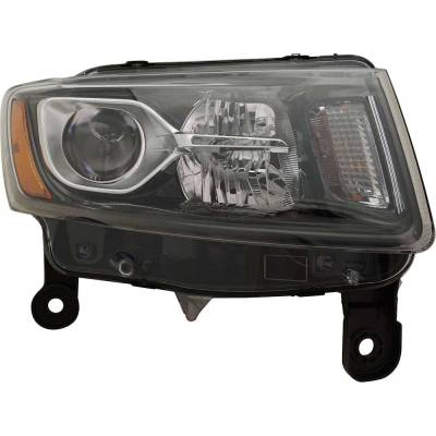 Headlight Compatible With 2014-2016 Jeep Grand Cherokee 3.6L 5.7L V6 Hellcat Right Passenger Side