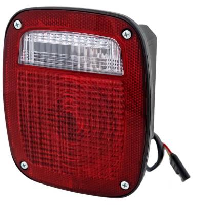 Rareelectrical - Tail Light Compatible With 1980 Jeep Cj5 Cj7 2.5L 4.2L I4 Left Driver Side 112Hp Replaces J5457197 - Image 3