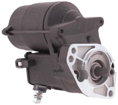 Rareelectrical - Black Starter Motor Compatible With 1994-2006 Harley-Davidson Fxst Softail Standard Fxstb Night - Image 2