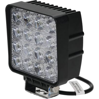 Rareelectrical - Led 48 Watt Square Flood Beam Work Light Compatible With Tractor Combine Excavator Loader Truck Atv - Image 2