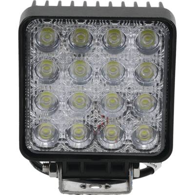 Rareelectrical - Led 48 Watt Square Flood Beam Work Light Compatible With Tractor Combine Excavator Loader Truck Atv - Image 3