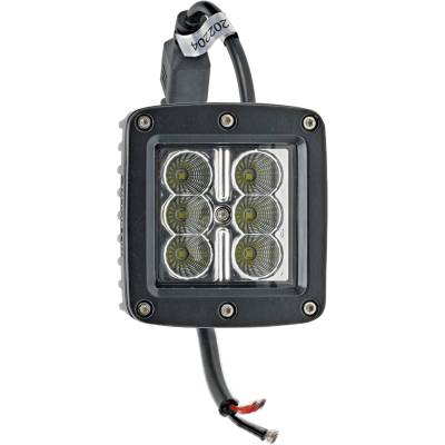 Rareelectrical - Led Square Flood Work Light 18 Watt 1350 Lumens 3 Inch Compatible With 12V 24V Truck Tractor Boat - Image 3