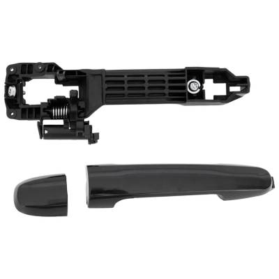 Rareelectrical - Right Front Or Rear Exterior Door Handle Compatible With 2001-2013 Toyota Yaris Toyota Corolla Rav4 - Image 1