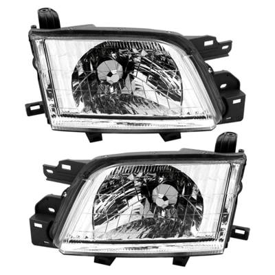 New Pair Of Headlight Compatible With Subaru Forester S Sport 2001-2002 By Part Number 84001-Fc220