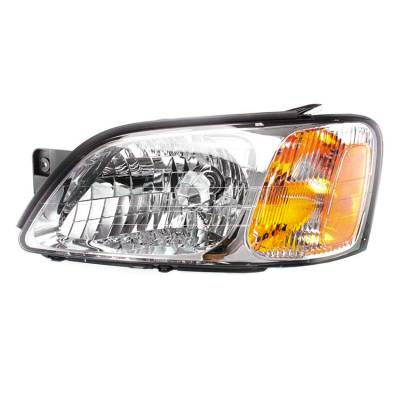 Rareelectrical - New Left Halogen Headlight Compatible With Subaru Legacy Brighton Sedan 2.5L 2000 By Part Number - Image 1
