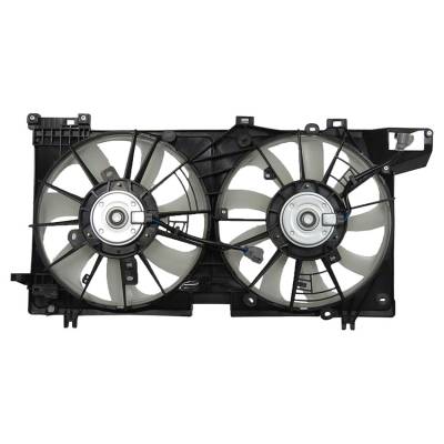 Rareelectrical - New Dual Radiator Condenser Fan Compatible With Subaru Legacy 2015-16 45121Al00a Su3115134 - Image 3