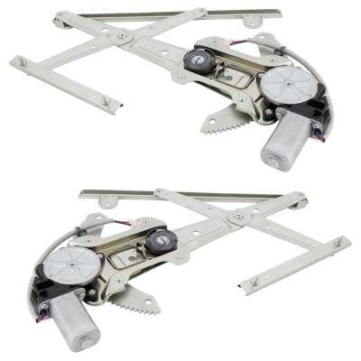 Rareelectrical - New Front Left And Front Right Window Regulator Compatible With Subaru Baja Base 4 Cyl 2.5L Legacy L - Image 2